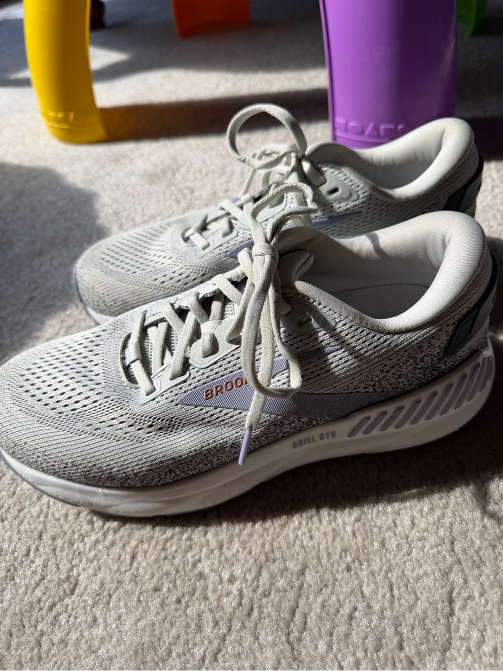 Brooks Women's Ariel GTS 24 Running Shoes - Mercury/Ebony/Lavender 1204141B080